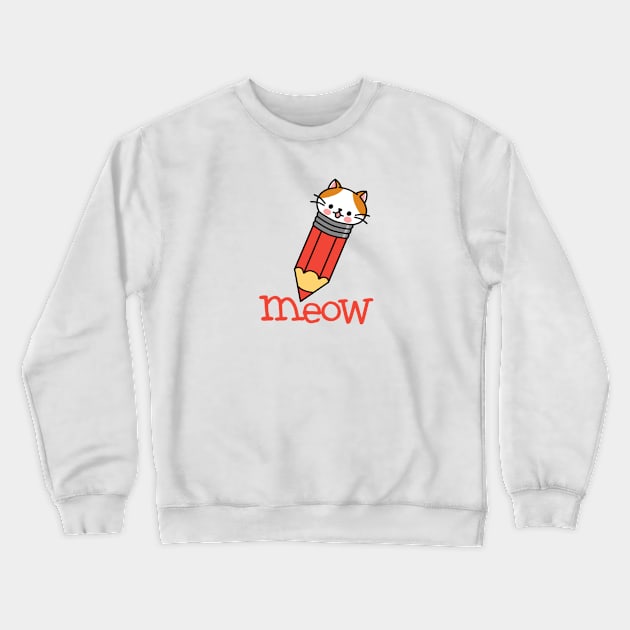 Blogger cat Crewneck Sweatshirt by Smurnov